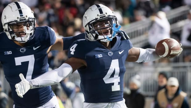 Penn State cornerback Kalen King is an All-Big Ten cornerback with the Nittany Lions.